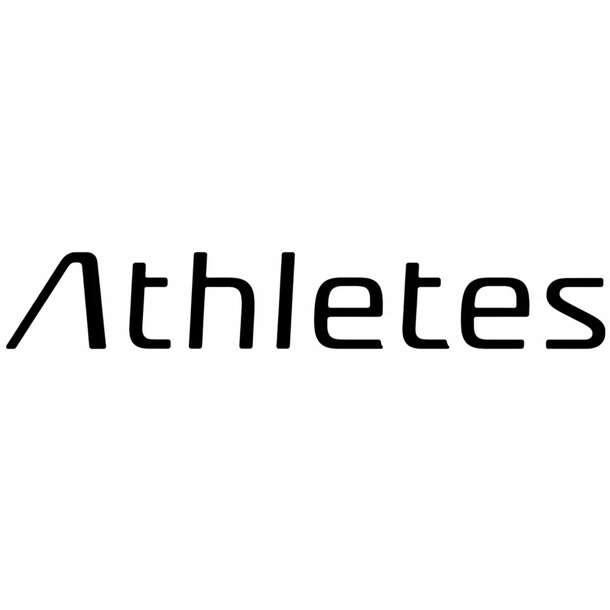 Brand logo showing the word Athletes in a rounded sans-serif font with a leading forward slash.