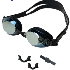 Okulary pływackie korekcyjne Aqua Speed Lumina 76 Mirror – czarne